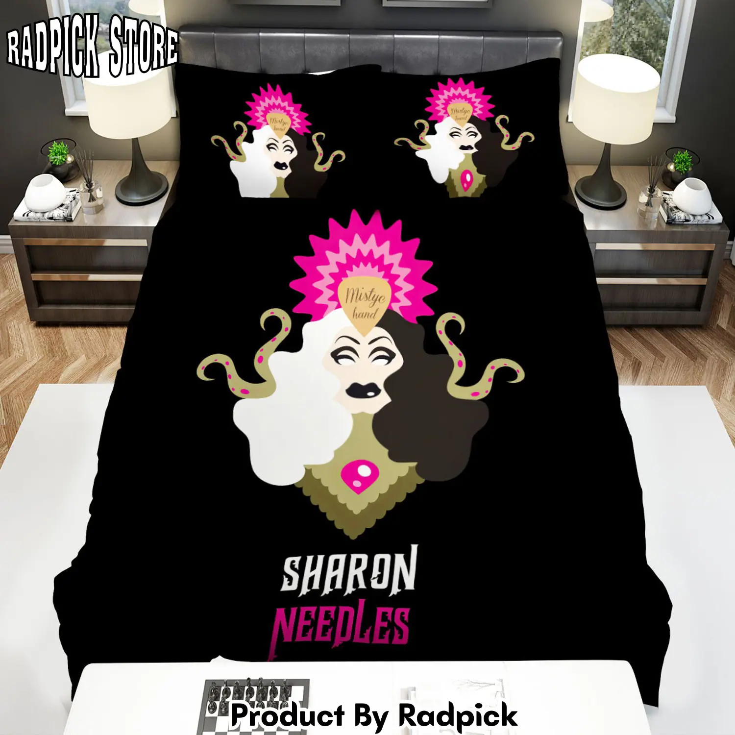 Radpick sharon needles mistyc hand art bed sheets spread comforter duvet cover bedding sets rp3272356